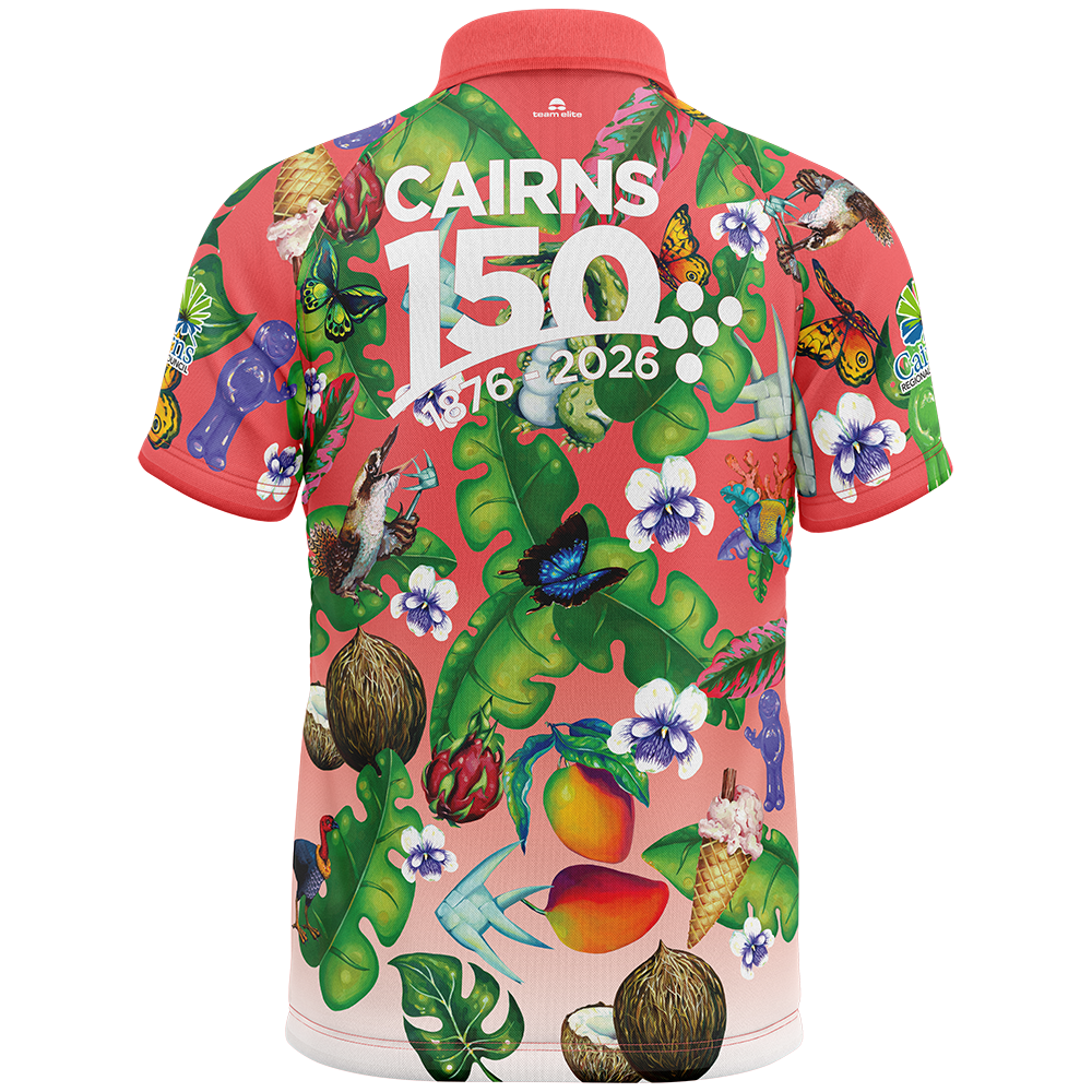 CRC Staff Only 150 Years Mens/Unisex Polo - Coral