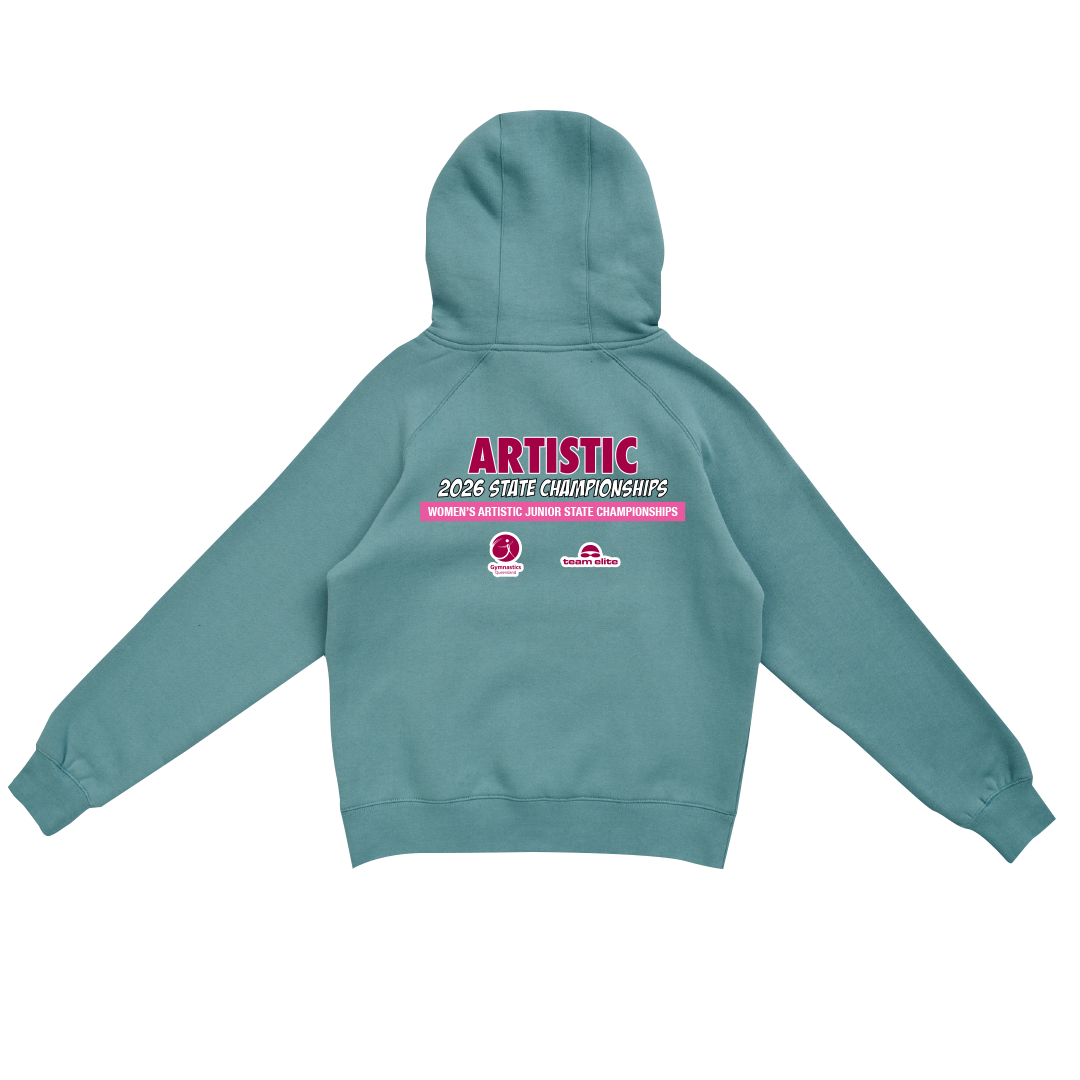 2026 WAG Junior State Championships Hoodie - Slate Green