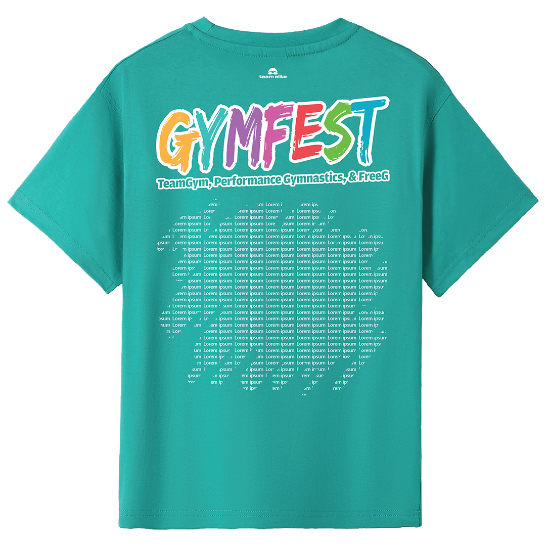 2026 GQ Gymfest Names T-Shirt - Jade