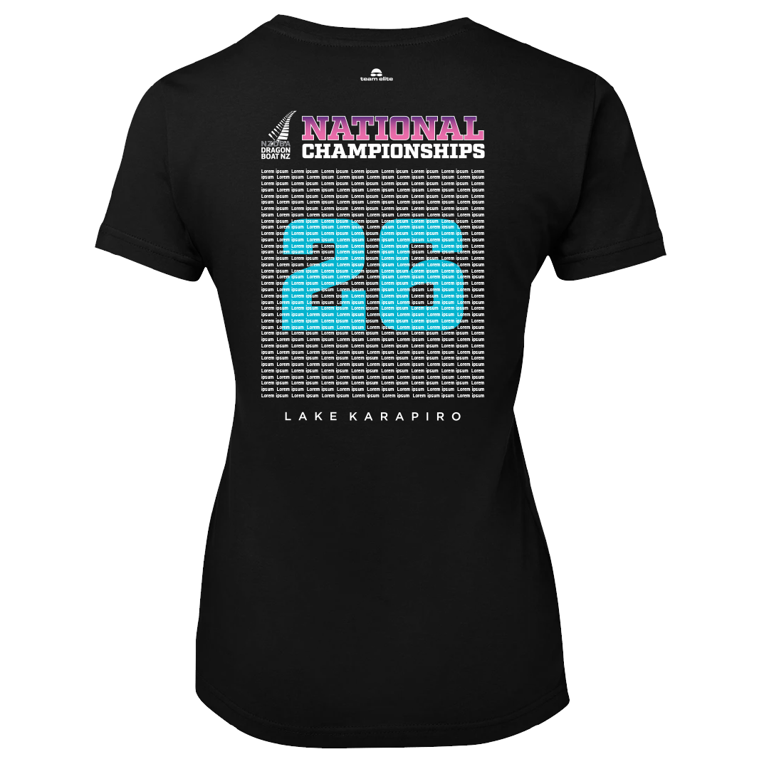 2026 NZDBA Championship Ladies Names T-Shirt
