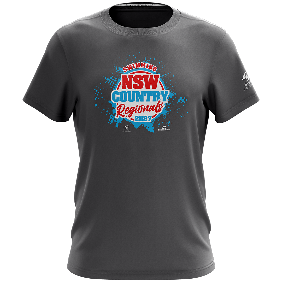 ORANGE: 2027 NSW Country Regionals Names T-Shirt - Charcoal