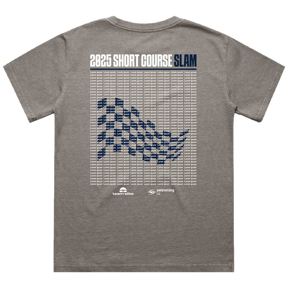 2025 SSA Short Course SLAM Names Tees - Grey
