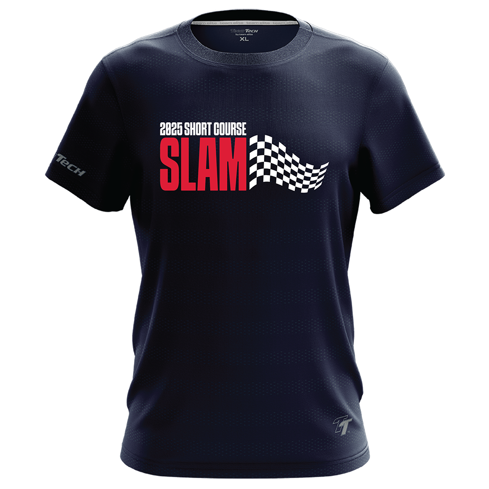 2025 SSA Short Course SLAM Performance Names Tee - Navy