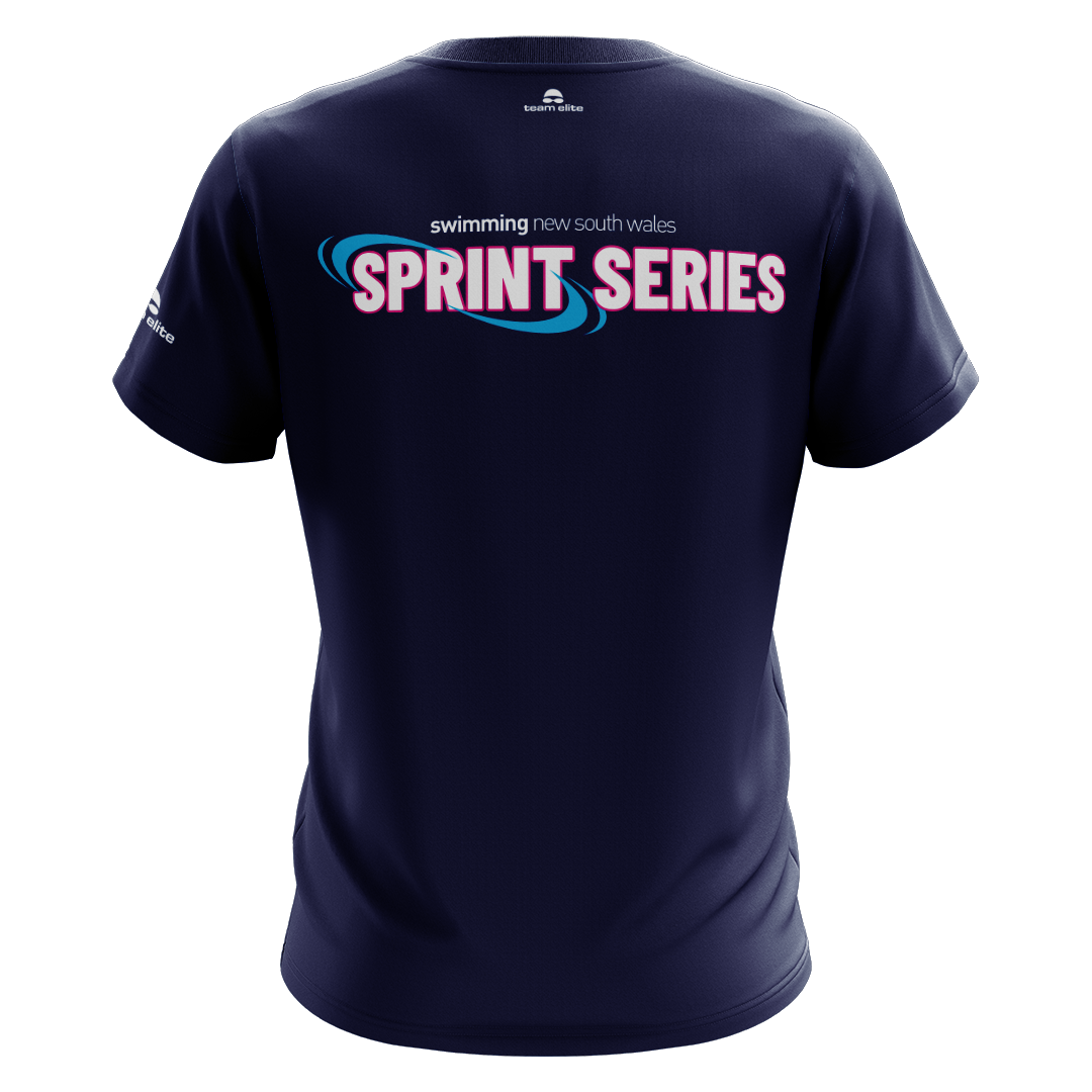 2026 SNSW Speedo Sprint Series Names T-Shirt - Navy