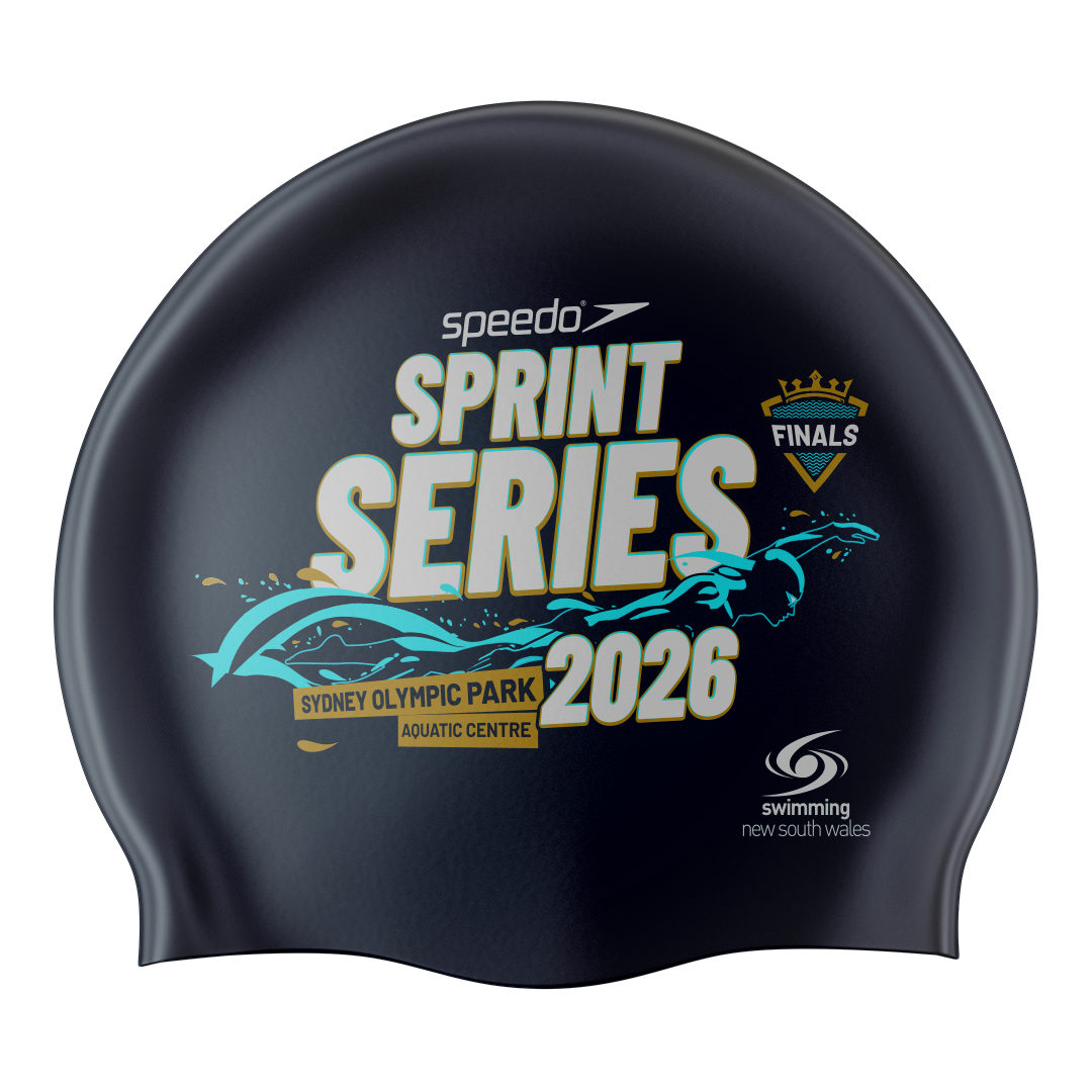 2026 SNSW Speedo Sprint FINALS Swim Cap - Reversible