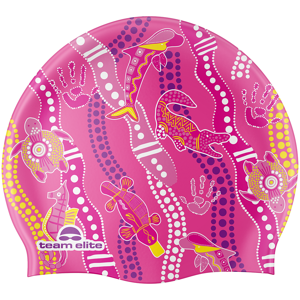 Ocean Dreaming Swim Cap - Pink