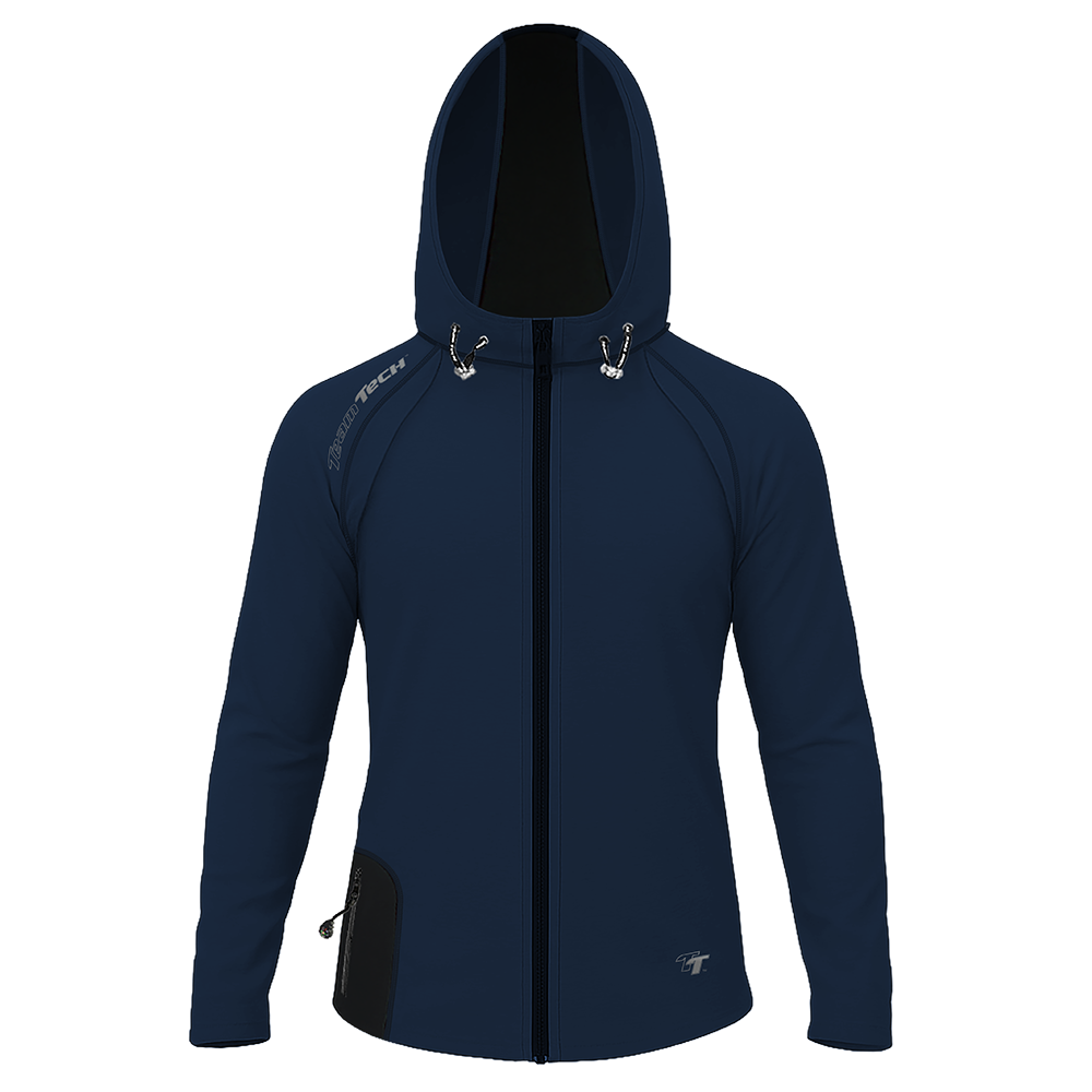 TeamTech Performance Zip Hoodie - Navy