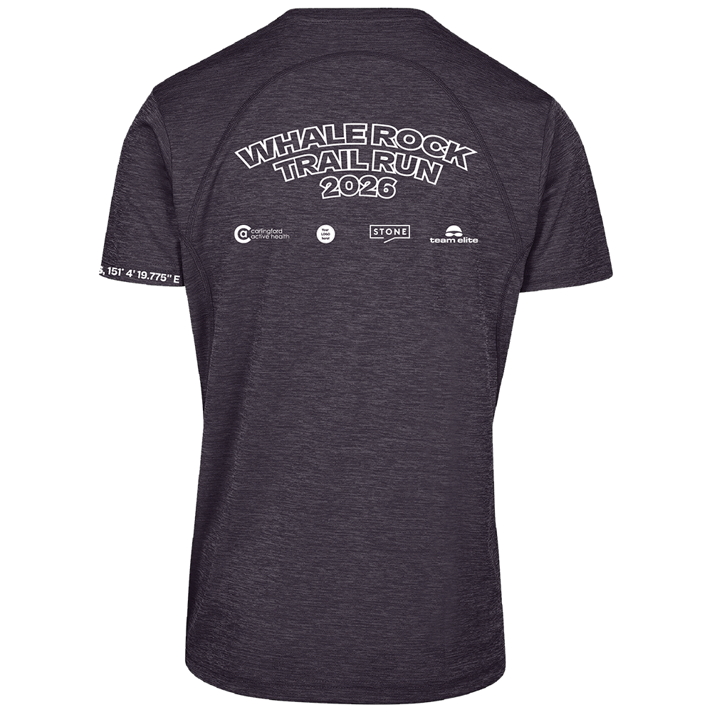 Whale Rock Performance T-Shirt - Dark Marl