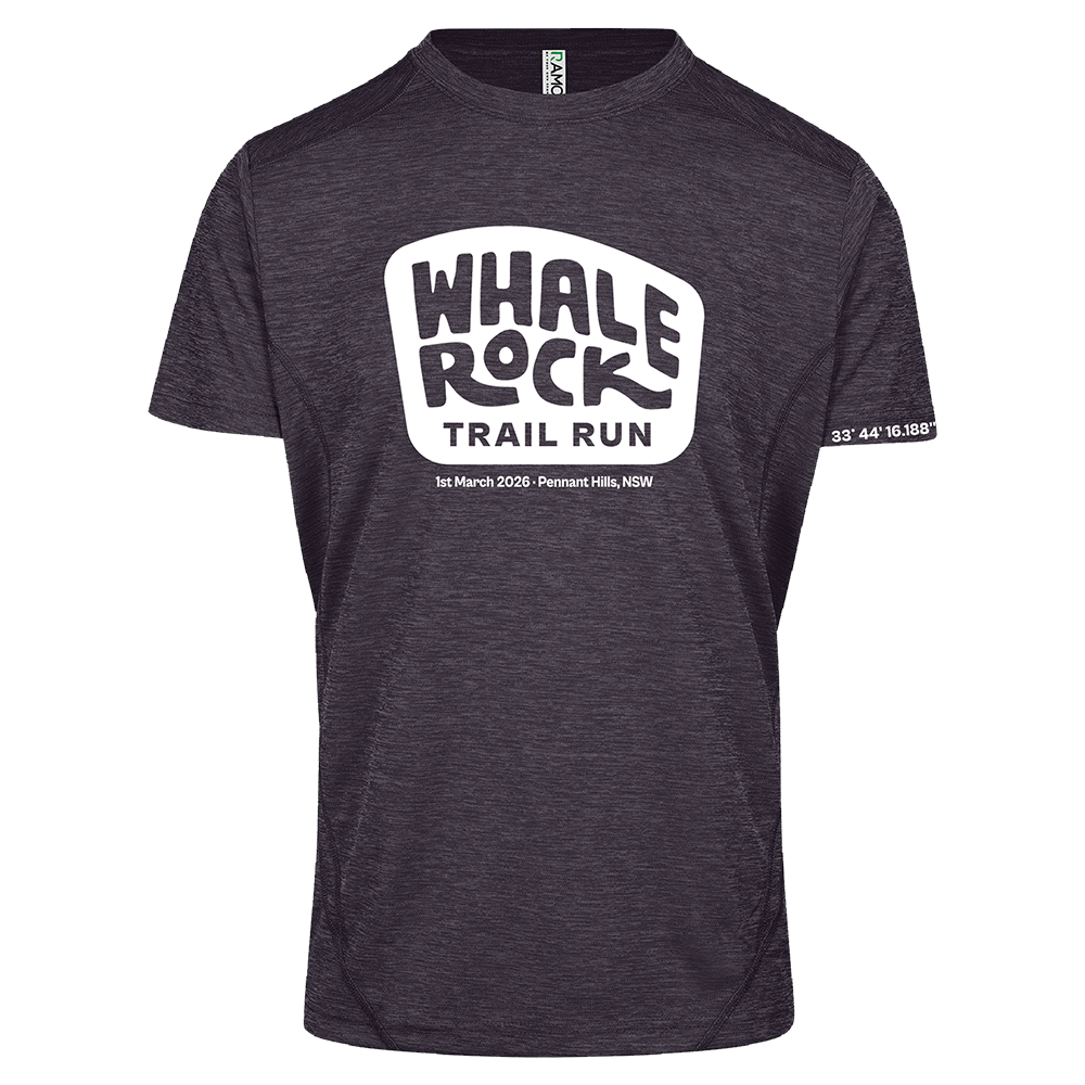 Whale Rock Performance T-Shirt - Dark Marl