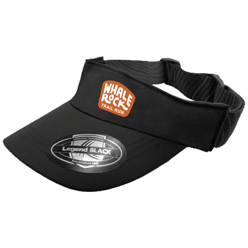 Whale Rock Sports Visor - Black