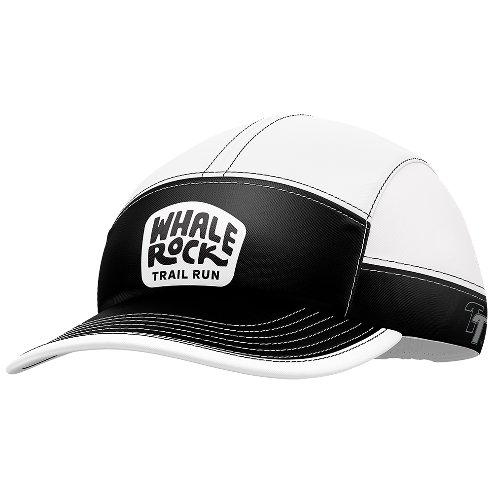 Whale Rock TeamTech Performance Cap - Black/White
