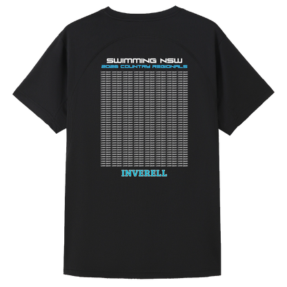 INVERELL: 2026 NSW Country Regionals Names T-Shirt - Black
