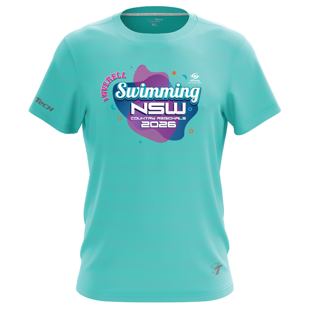 INVERELL: 2026 NSW Country Regionals Names T-Shirt - Teal