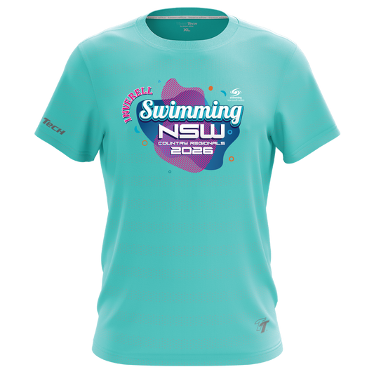 INVERELL: 2026 NSW Country Regionals Names T-Shirt - Teal