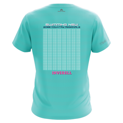 INVERELL: 2026 NSW Country Regionals Names T-Shirt - Teal