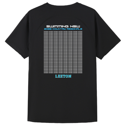LEETON: 2026 NSW Country Regionals Names T-Shirt - Black