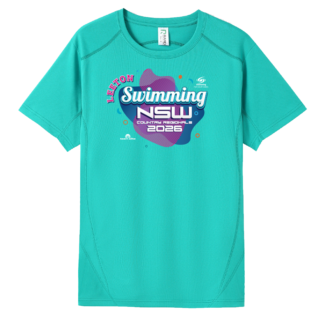 LEETON: 2026 NSW Country Regionals Names T-Shirt - Teal