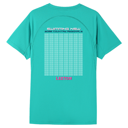 LEETON: 2026 NSW Country Regionals Names T-Shirt - Teal
