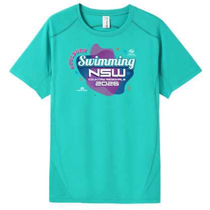 GOULBURN: 2026 NSW Country Regionals Names T-Shirt - Teal