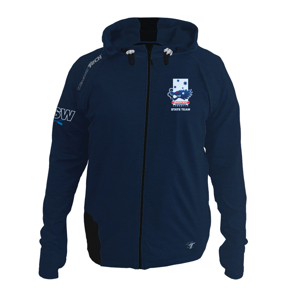 DBNSW State Rep TeamTech Performance Zip Hoodie - Navy