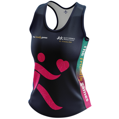 2026 ASMG Ladies Racerback Cool Dry Singlet