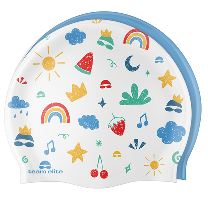 Eat Sleep Swim Adventure Swim Cap