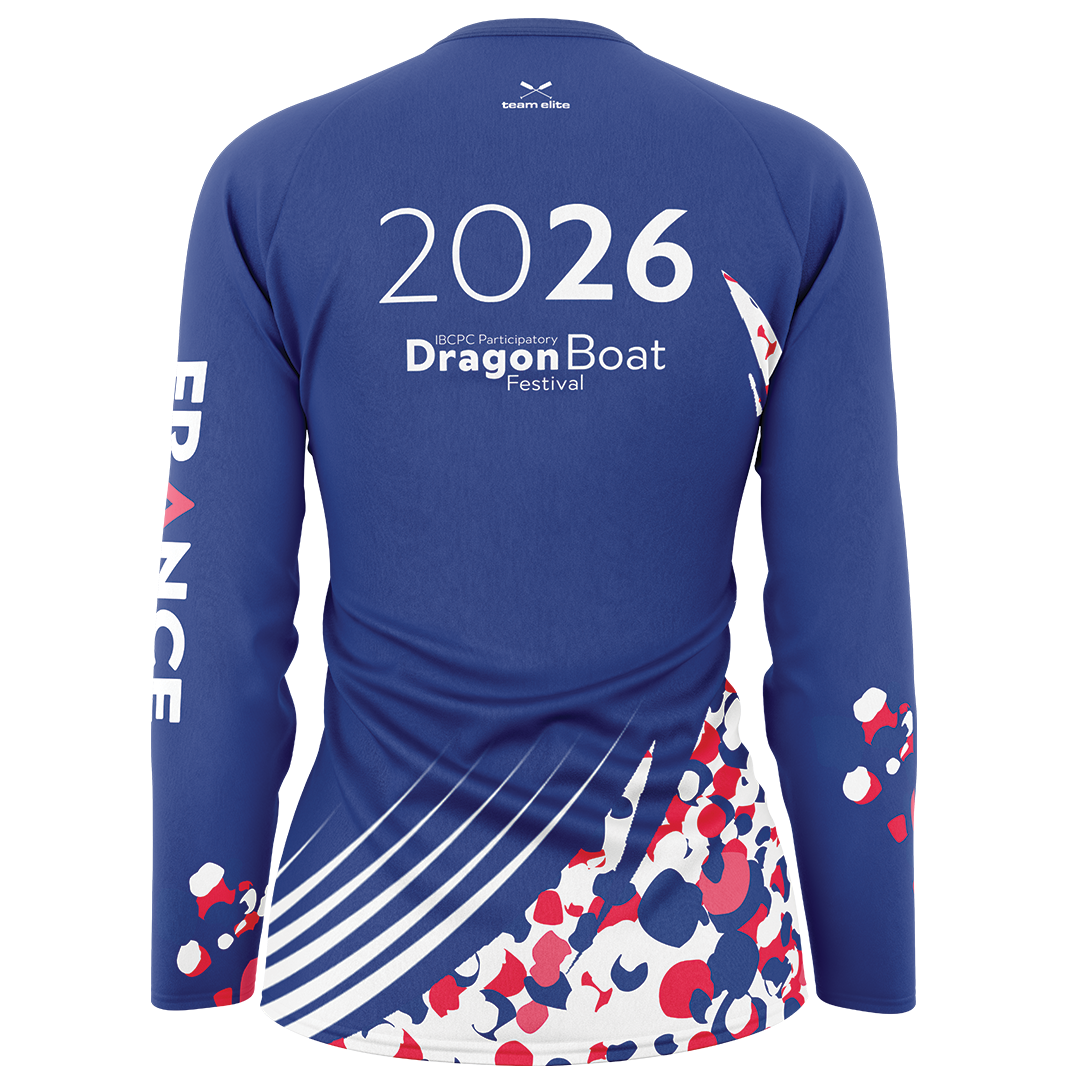 2026 FRANCE IBCPC Chemise unisexe à manches longues [Unisex Long-sleeve Shirt] - Bleu