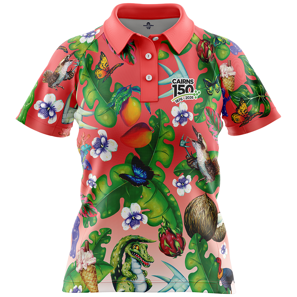 Cairns Celebrates 150 Years Ladies Polo - Coral
