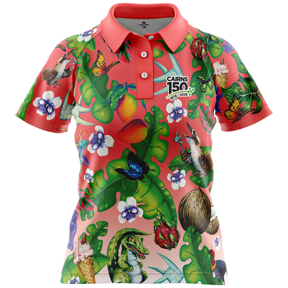 Cairns Celebrates 150 Years Ladies Polo - Coral