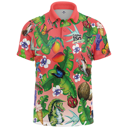 Cairns Celebrates 150 Years Mens/Unisex Polo - Coral