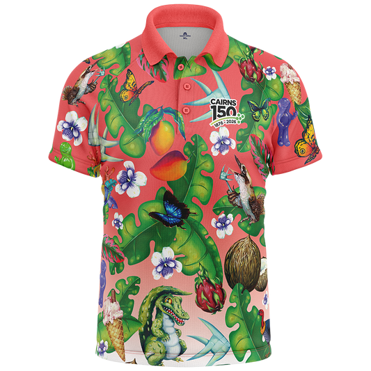 Cairns Celebrates 150 Years Mens/Unisex Polo - Coral