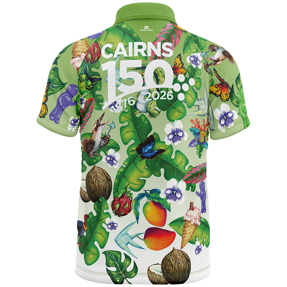 Cairns Celebrates 150 Years Mens/Unisex Polo - Green