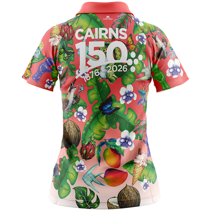 CRC Staff Only 150 Years Ladies Polo - Coral