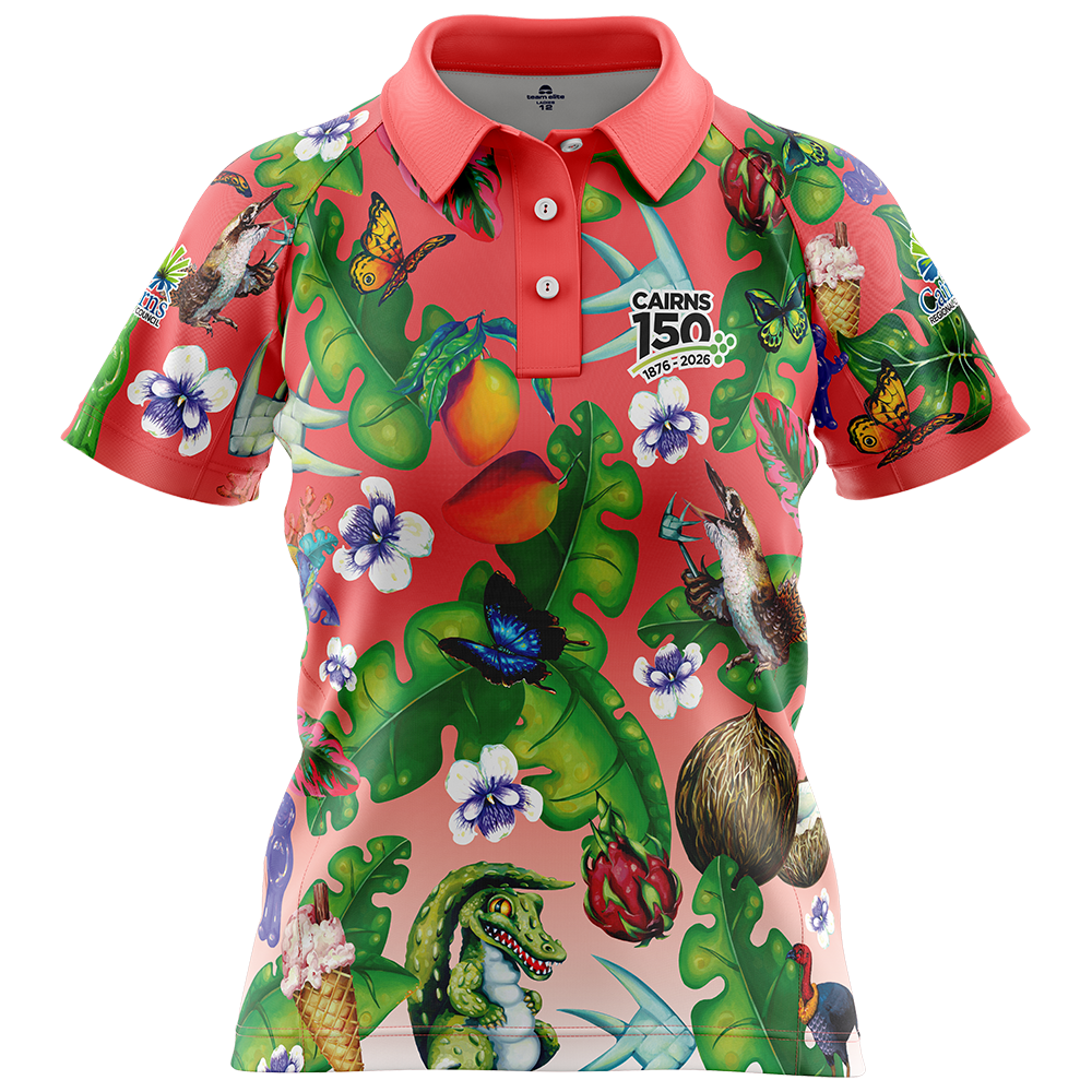 CRC Staff Only 150 Years Ladies Polo - Coral