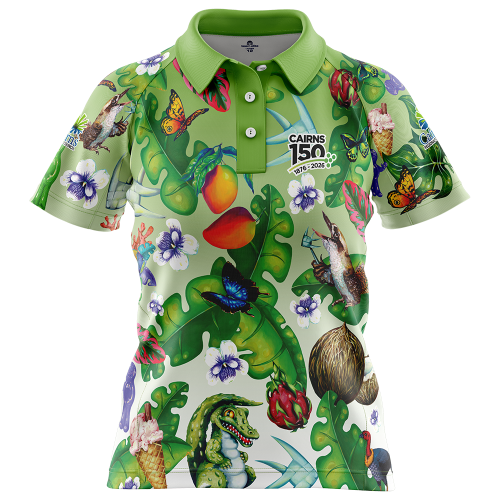 CRC Staff Only 150 Years Ladies Polo - Green