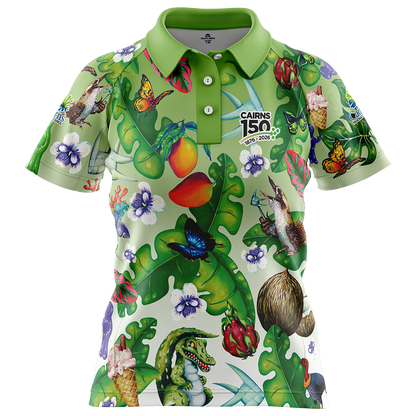 CRC Staff Only 150 Years Ladies Polo - Green