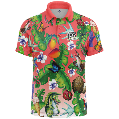 CRC Staff Only 150 Years Mens/Unisex Polo - Coral