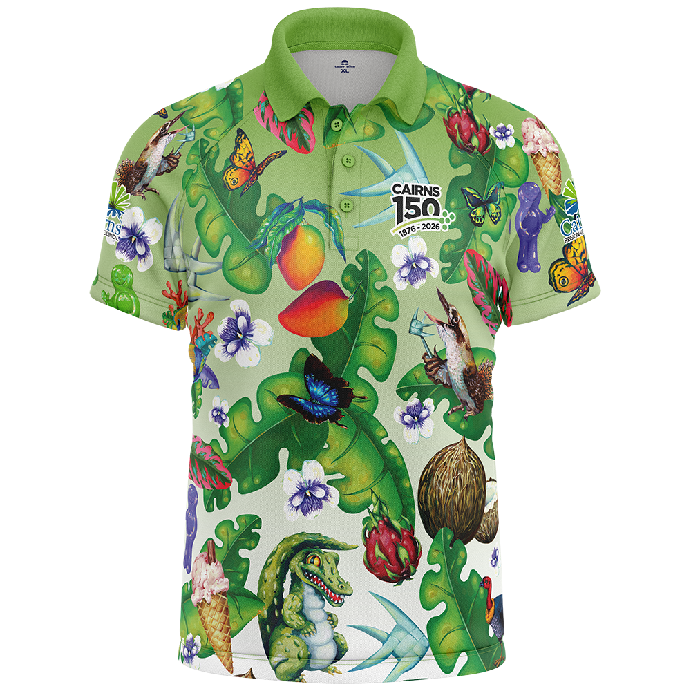 CRC Staff Only 150 Years Mens/Unisex Polo - Green