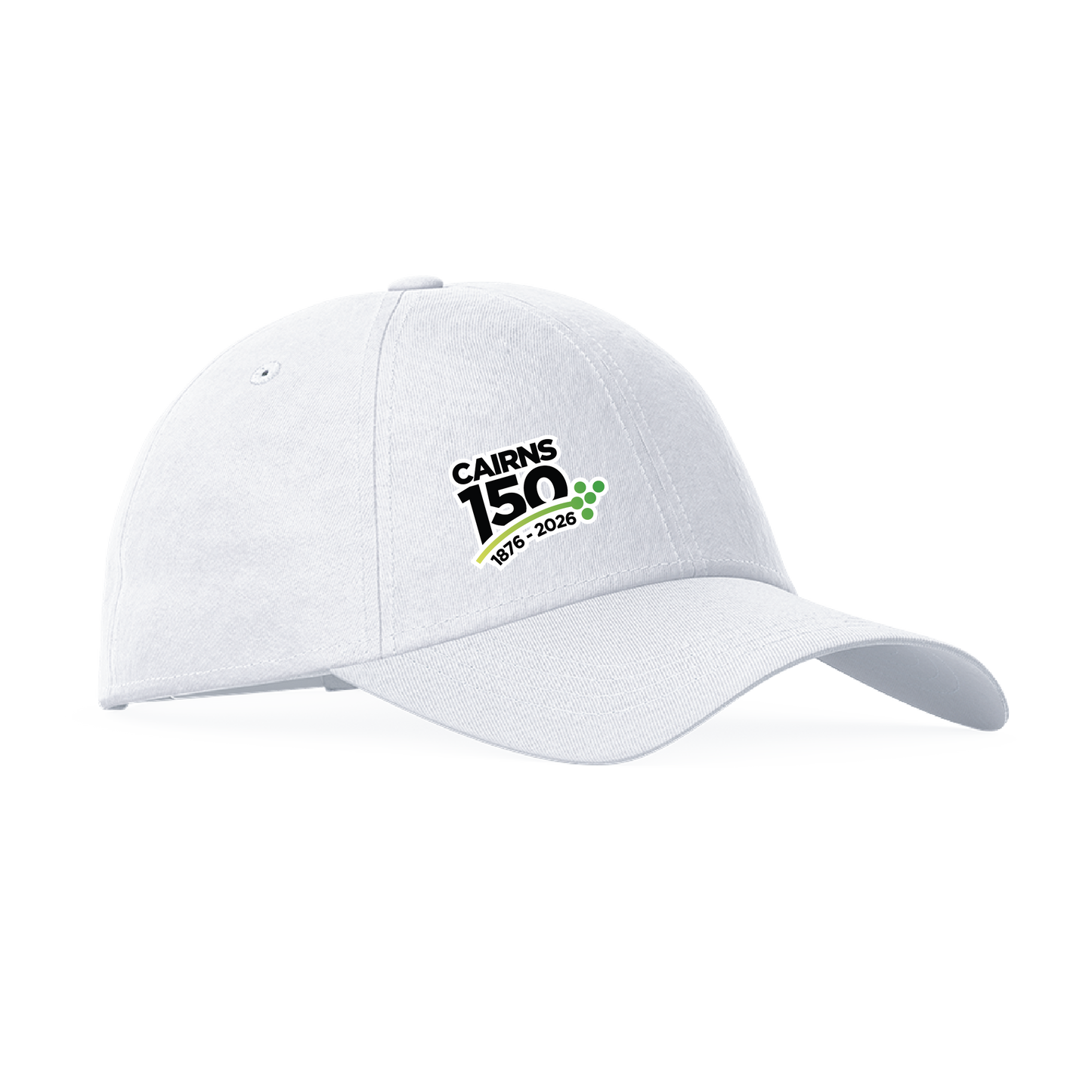Cairns Celebrates 150 Years TeamTech Sports Cap - White
