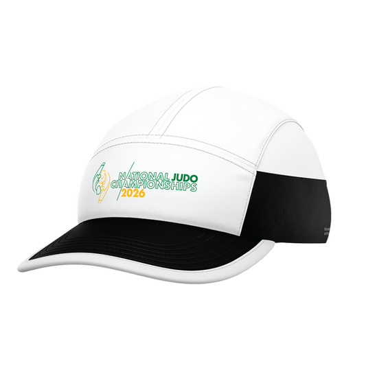 2026 Judo Australia Performance Cap - White/black