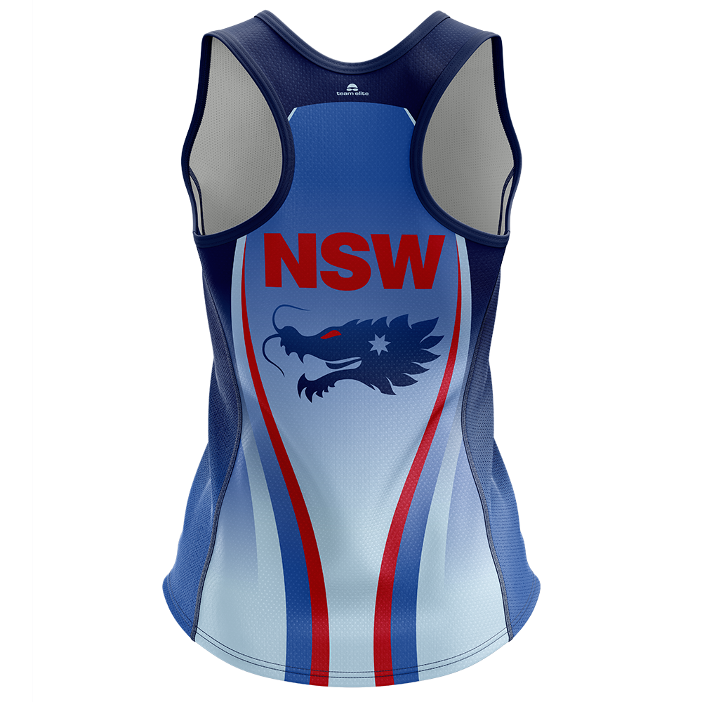 DBNSW State Rep Race Singlet - Ladies *