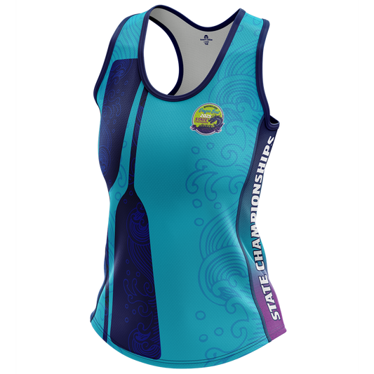 2025 DBQ Championship Racerback Singlet - Ladies