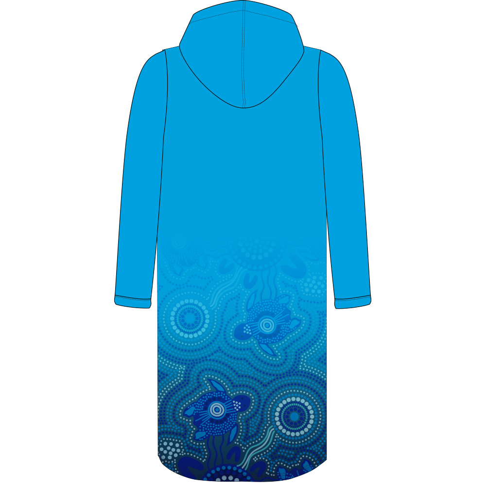 Deck Parka - Aqua Indigenous