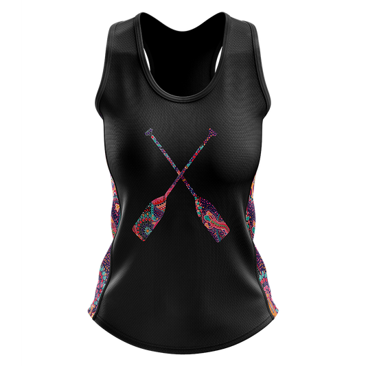 Eat Sleep Paddle Racerback Singlet
