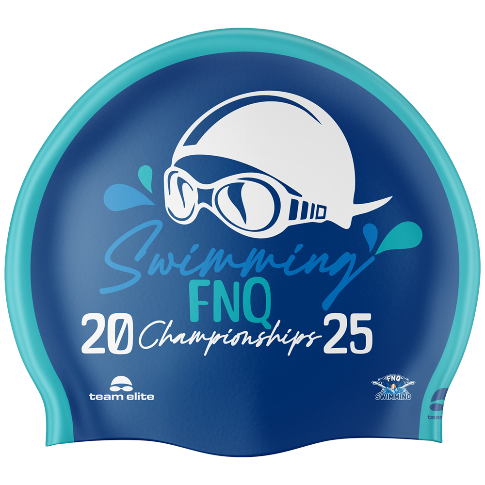 2025 FNQ Championship Swim Cap - Blue