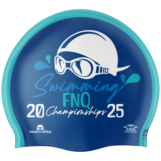 2025 FNQ Championship Swim Cap - Blue