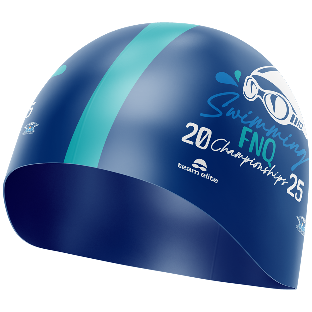 2025 FNQ Championship Swim Cap - Blue