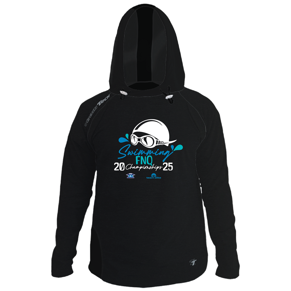 2025 FNQ Championship TeamTech Performance Hoodie - Charcoal