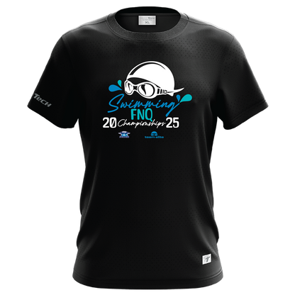 2025 FNQ Championship 'Names' Performance Tee - Black/Blue