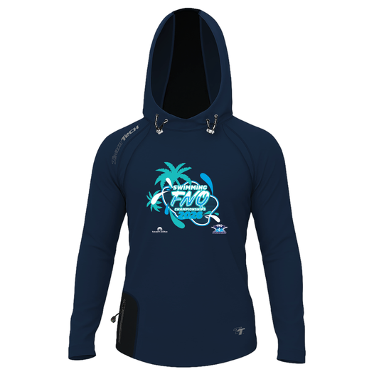2026 Swimming FNQ TeamTech Hoodie - Navy